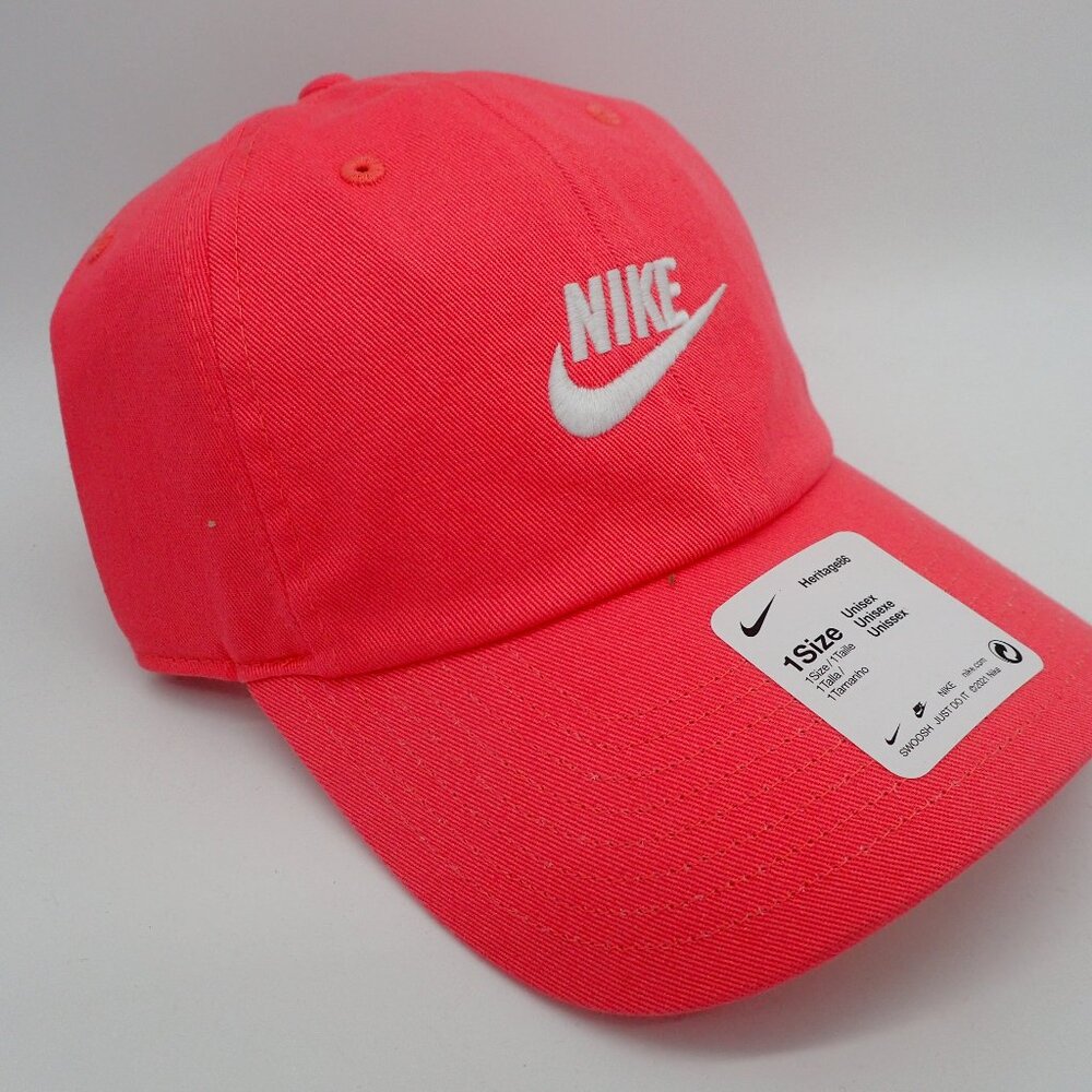 Nike Sportswear Heritage86 Futura Washed Adjustable Hat SEA CORAL